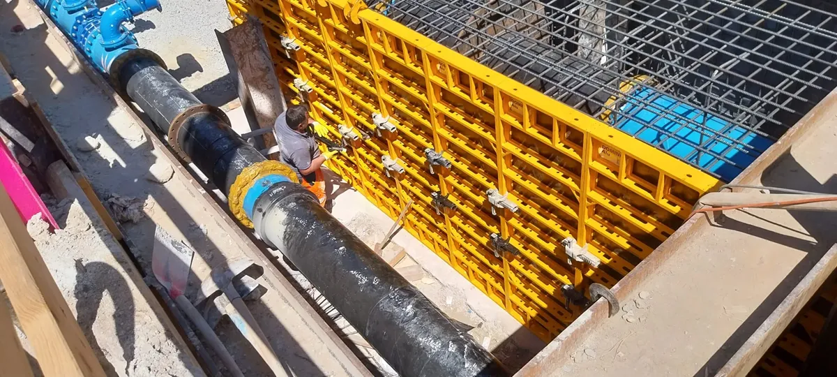 Arbeiten an Wasserleitungen